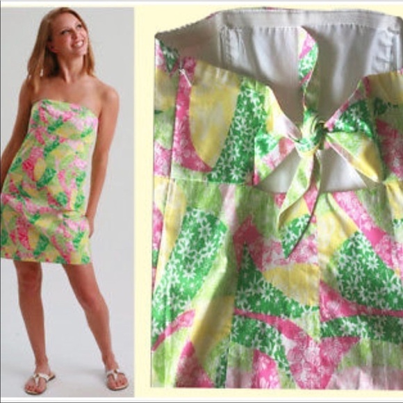 Lilly Pulitzer Strapless Dress - Picture 2 of 7